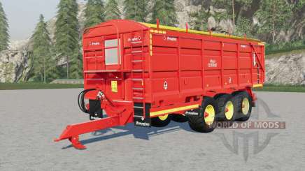 Broughan 24ft tri axle silage  trailer для Farming Simulator 2017