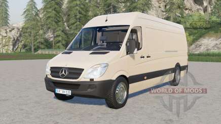 Mercedes-Benz Sprinter LWB High Roof Van (Br.906) 2011 для Farming Simulator 2017