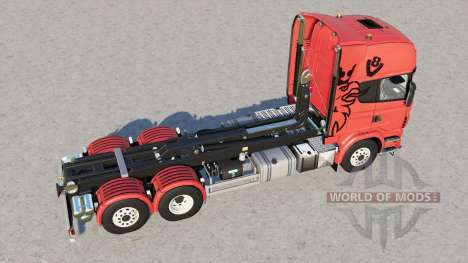 Scania R730 Hooklift Topline Cab для Farming Simulator 2017