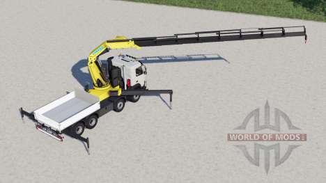 Volvo FMX 500 8x8 with crane-manipulator 2013 для Farming Simulator 2017