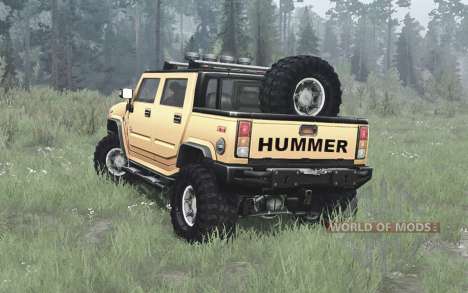 Hummer H2 SUT 2006 для Spintires MudRunner