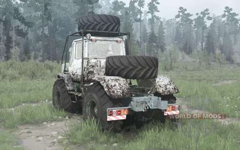 Т-150К колёсный трактор для Spintires MudRunner