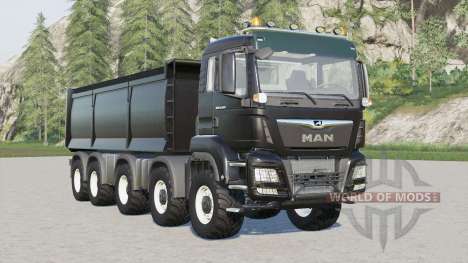 MAN TGS 5-axle Dump  Truck для Farming Simulator 2017