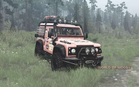 Land Rover Defender 90 Off-Road Explorer для Spintires MudRunner