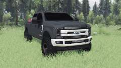 Ford F-350 Super Duty Crew Cab 2017 для Spin Tires