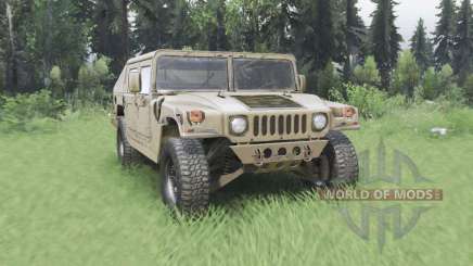 Hummer H1 4-door Pickup 1993 для Spin Tires