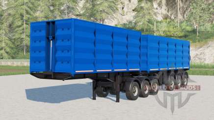 Tonar-95411 grain-trailer  articulated для Farming Simulator 2017