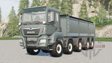 MAN TGS 5-axle Dump   Truck для Farming Simulator 2017