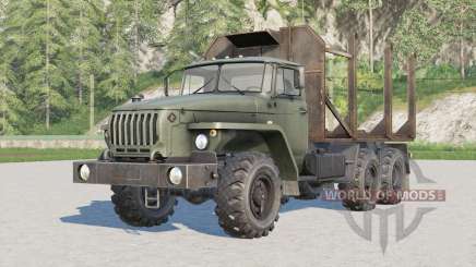 Ural-4320 short log  truck для Farming Simulator 2017