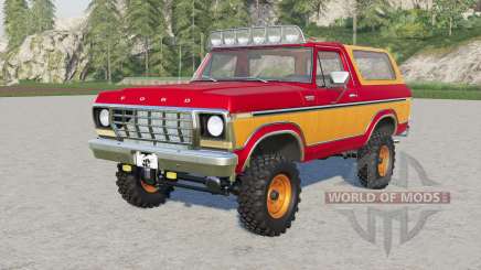 Ford Bronco Custom Wagon (U150)   1978 для Farming Simulator 2017