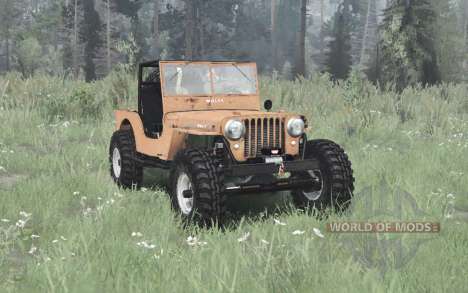 Jeep CJ-2A Crawler 1945 для Spintires MudRunner