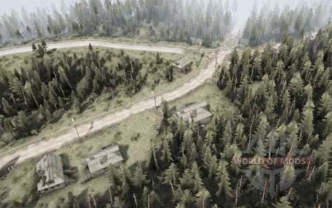 Карта  Закарпаття для Spintires MudRunner