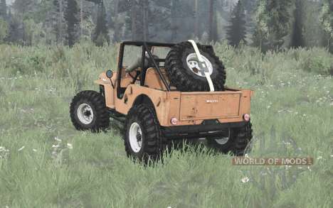 Jeep CJ-2A Crawler 1945 для Spintires MudRunner