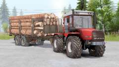 HTZ-17022 all-wheel drive tractor для Spin Tires