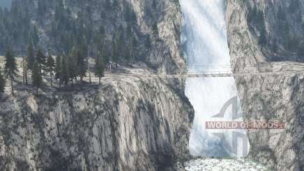 Map Waterfalls для MudRunner