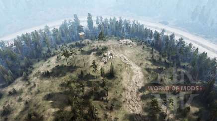 The construction of the  road для MudRunner