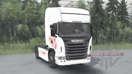 Scania R730 Tractor Truck Topline Cab для Spin Tires