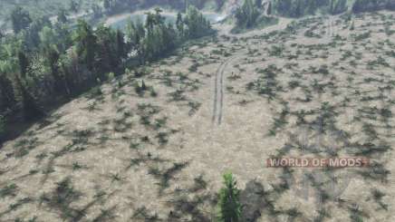 Map Skidderlakes для Spin Tires