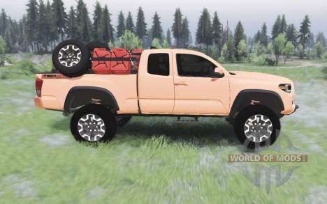 Toyota Tacoma TRD Off-Road Access Cab 2016 для Spin Tires