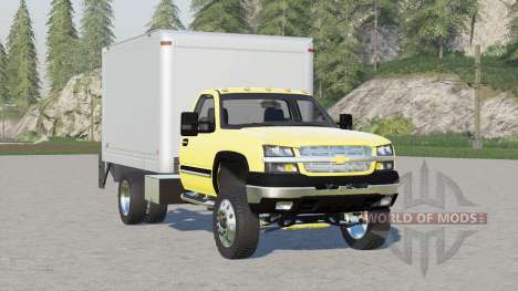 Chevrolet Silverado 3500 Box Truck 2003 для Farming Simulator 2017