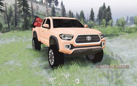 Toyota Tacoma TRD Off-Road Access Cab 2016 для Spin Tires