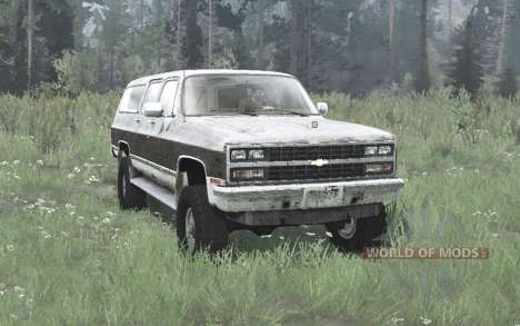 Chevrolet K2500 Suburban 1989 для Spintires MudRunner