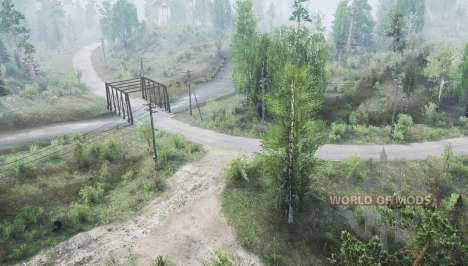 Карта  Сопки для Spintires MudRunner