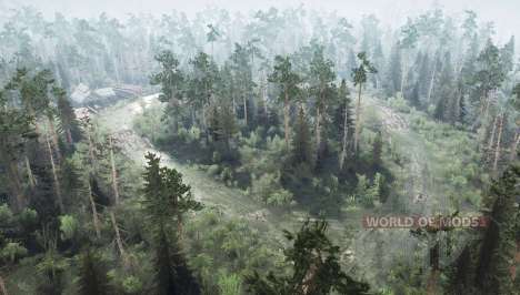 Болотистый лес  2 для Spintires MudRunner