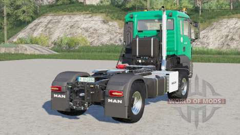 MAN TGS 4x4 Middle Cab Tractor     Truck для Farming Simulator 2017