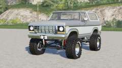 Ford Bronco Custom Wagon (U150)    1978 для Farming Simulator 2017