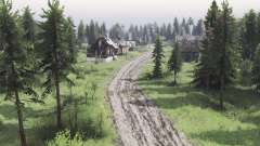 The two banks of the   village для Spin Tires