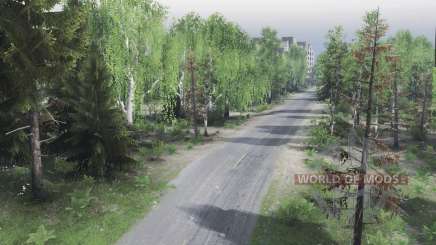 Map   Roads для Spin Tires