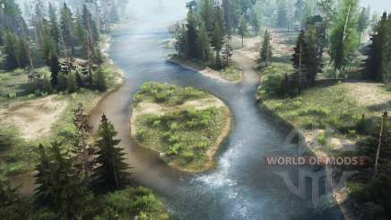 High steep  bank для MudRunner