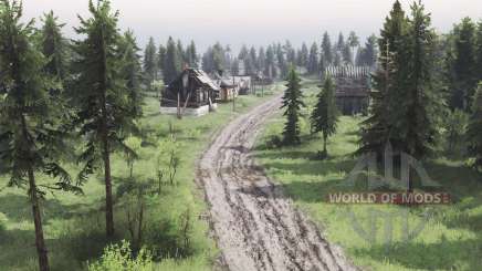 The two banks of the   village для Spin Tires