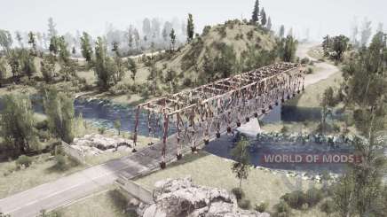 Map Woodland для MudRunner