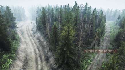 Pine Forest  2 для MudRunner