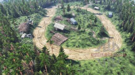 Canyon of dark waters для Spin Tires