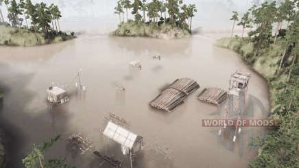 Map 山高水低 для MudRunner