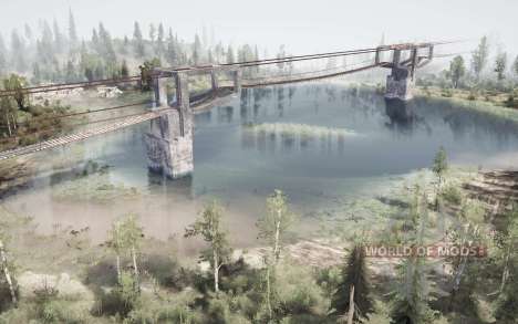 Карта  Мостовая для Spintires MudRunner