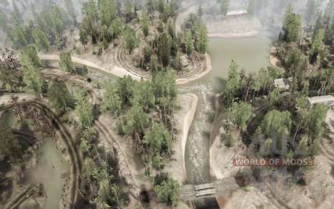 Карта     Устье для Spintires MudRunner