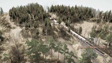 Прибалтика: Крушение поезда для Spintires MudRunner
