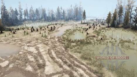 Swamp   Felling для Spintires MudRunner