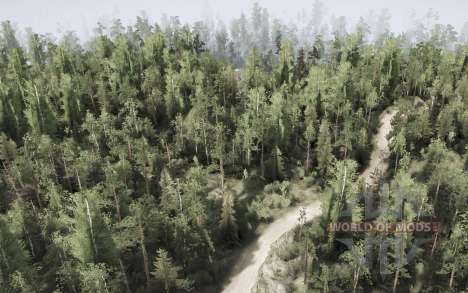 Карта   WoodsLight для Spintires MudRunner