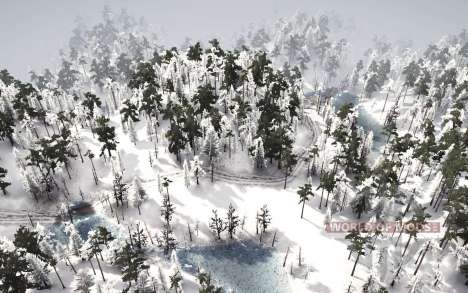 Dark Forest  Snow для Spintires MudRunner