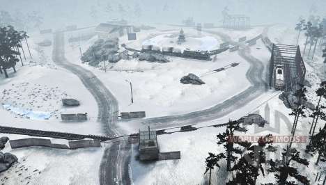 Карта   Зима-Сибирь для Spintires MudRunner