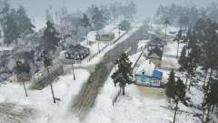 Map  Winter-Siberia для MudRunner