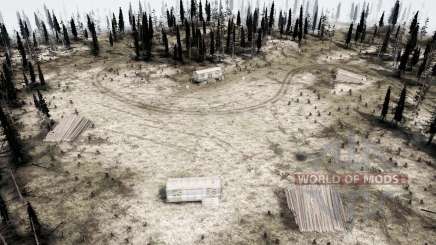 Cutting of Burned  Forest для MudRunner