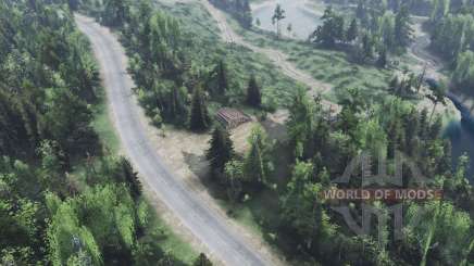 Map  Skidderlakes для Spin Tires