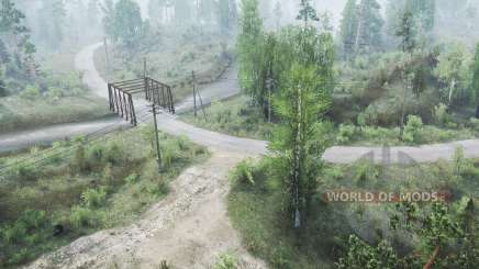 Map       Hills для MudRunner