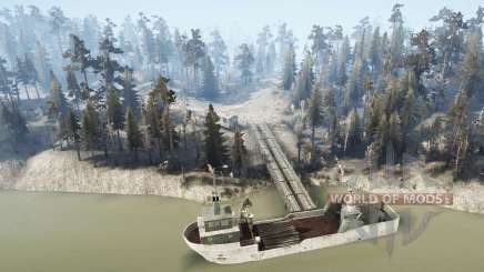 Map   Riverside для MudRunner